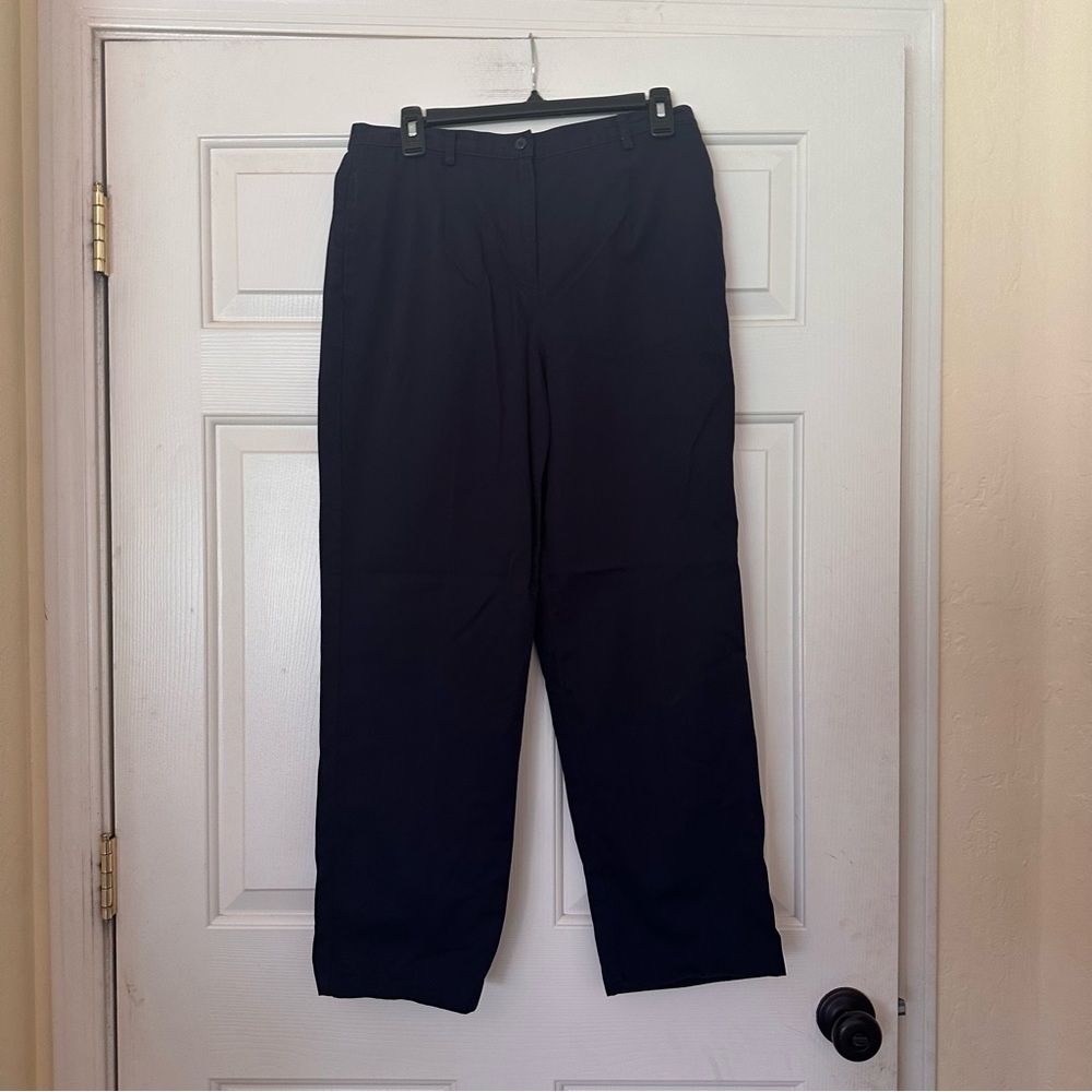 Vintage Pendleton Women’s Classic Solid Navy Blue… - image 1